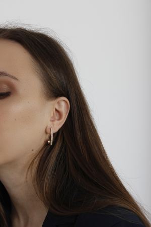 Cercei Empress - bijuterii elegante placate cu aur, transport gratuit [2]