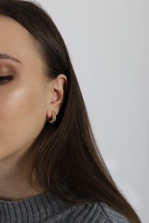 Cercei Isolde - bijuterii elegante placate cu aur, transport gratuit [1]