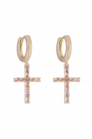 CERCEI - Cercei Anthea- bijuterii elegante placate cu aur, transport gratuit