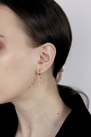 Cercei Anthea- bijuterii elegante placate cu aur, transport gratuit [2]