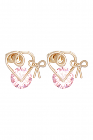 CERCEI - Cercei Cherie - bijuterii elegante placate cu aur, transport gratuit