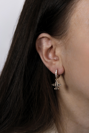 Cercei Voyage - bijuterii elegante placate cu aur, transport gratuit [1]