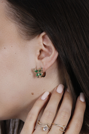 Cercei Harmony - bijuterii elegante placate cu aur, transport gratuit [2]