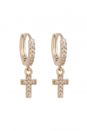 CERCEI - Cercei Holy - bijuterii elegante placate cu aur, transport gratuit