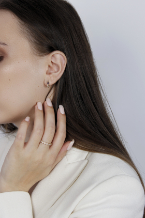 Cercei Aylin - bijuterii elegante placate cu aur, transport gratuit [4]