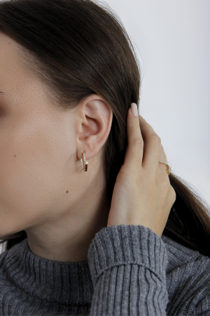 Cercei Verity - bijuterii elegante placate cu aur, transport gratuit [2]