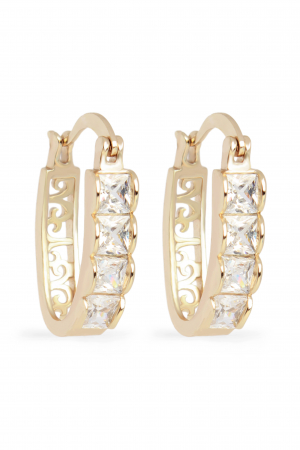 CERCEI - Cercei Shiny - bijuterii elegante placate cu aur, transport gratuit