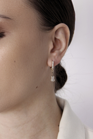 Cercei Melody - bijuterii elegante placate cu aur, transport gratuit [2]