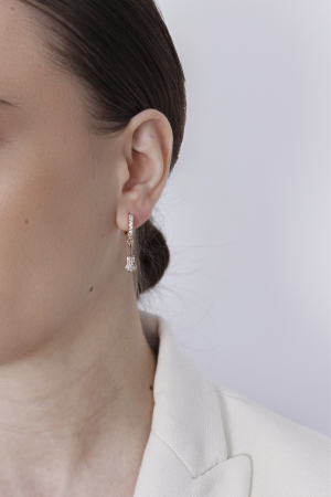 Cercei Melody - bijuterii elegante placate cu aur, transport gratuit [3]