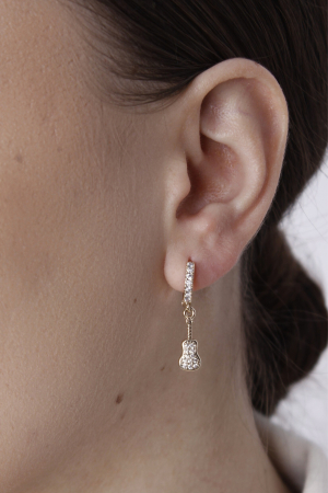 Cercei Melody - bijuterii elegante placate cu aur, transport gratuit [1]