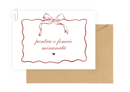 MESAJE PERSONALIZATE - Femeie Minunată