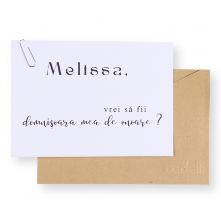 MESAJE PERSONALIZATE - Domnisoara de Onoare