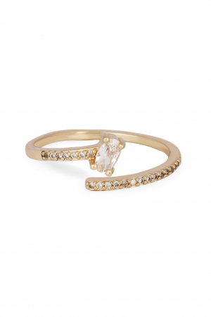 Inel Eternal Spark - bijuterii elegante placate cu aur, transport gratuit [1]