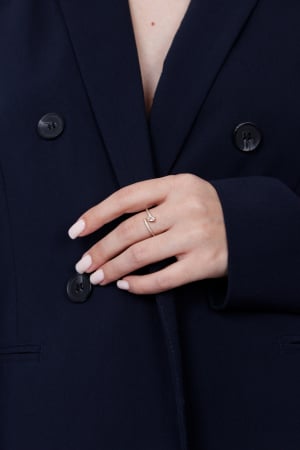 Inel Eternal Spark - bijuterii elegante placate cu aur, transport gratuit [4]