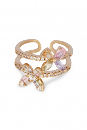 Inel Daisy - bijuterii elegante placate cu aur, transport gratuit [1]