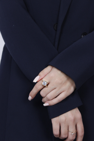 Inel Eclat - bijuterii elegante placate cu aur, transport gratuit [5]