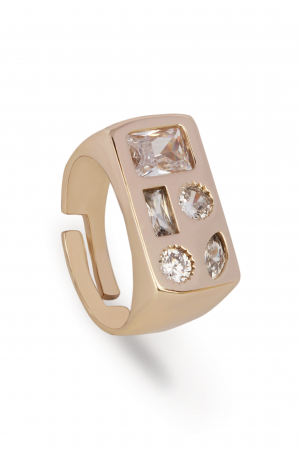 BIJUTERII - Inel Genesis - bijuterii elegante placate cu aur, transport gratuit