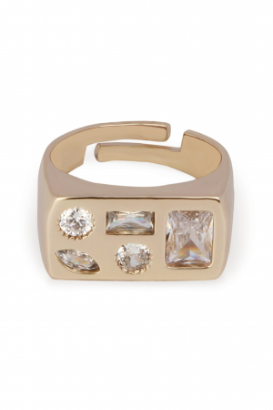 Inel Genesis - bijuterii elegante placate cu aur, transport gratuit [1]