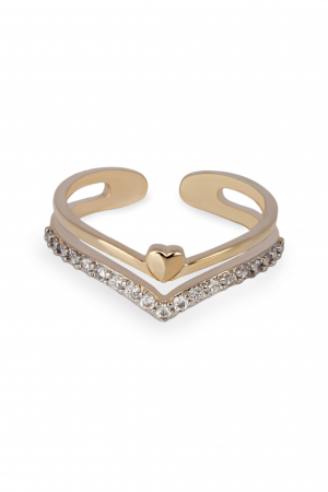 Inel Essence - bijuterii elegante placate cu aur, transport gratuit [1]