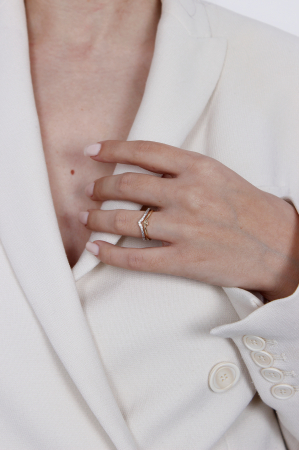 Inel Essence - bijuterii elegante placate cu aur, transport gratuit [4]