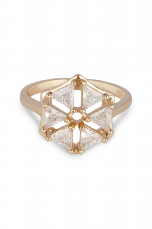 Inel Soleil d'or - bijuterii elegante placate cu aur, transport gratuit [1]