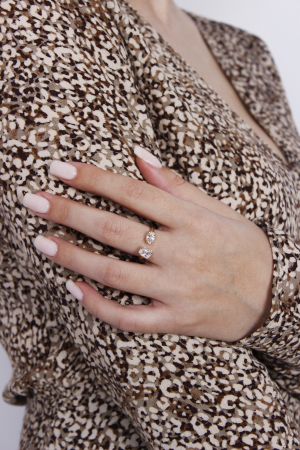 Inel Royal - bijuterii elegante placate cu aur, transport gratuit [3]