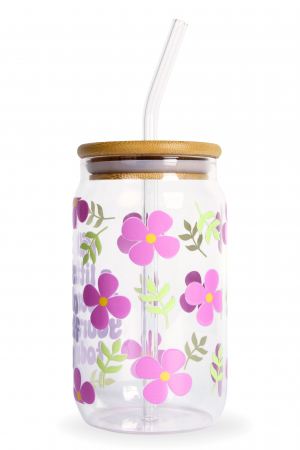 Pahar din sticlă Be Kind To Yourself [1]