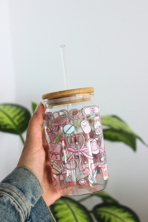 Pahar din sticlă Med Life [2]