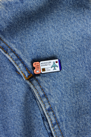 Pin Metalic Adventure Awaits [1]