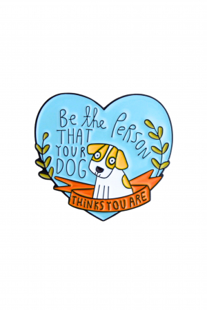 PINURI - Pin Metalic Dog Person