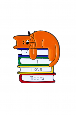 PINURI - Pin Metalic I Love Books