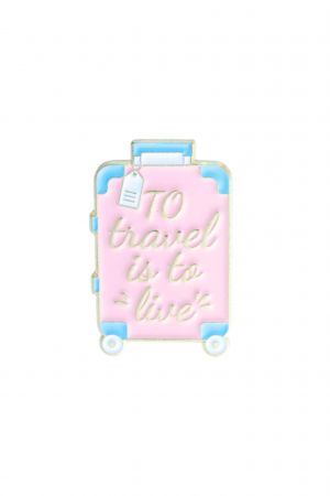 PINURI - Pin Metalic To Travel Is To Live