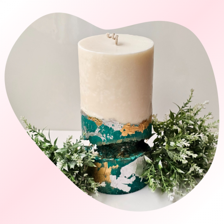 Lumanari Exclusiviste - Lumanare decorativa pe structura de beton