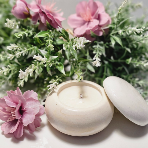 Lumânare Parfumată NARCISĂ Recipient Ceramic 30 gr [1]