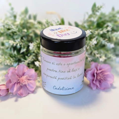 Lumânări în recipiente - Lumânare Parfumată Recipient Sticlă 120 gr