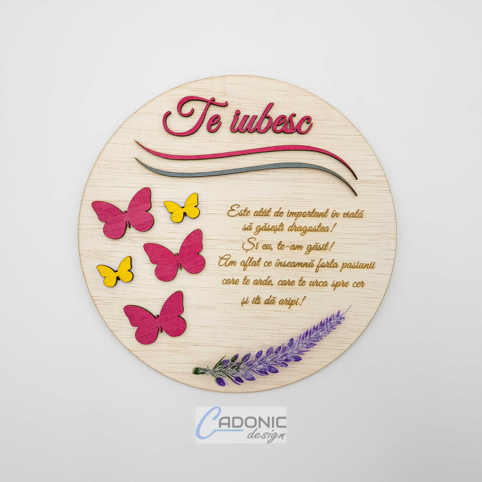 Decorațiune cu fluturași cadou pentru iubită [4]