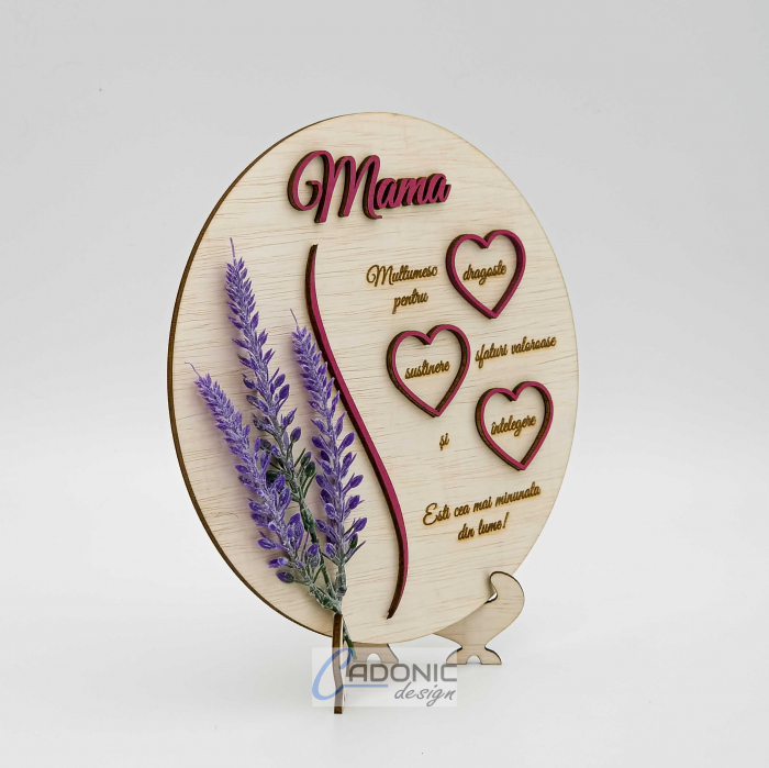 Decorațiune cu inimioare cadou pentru mama [2]