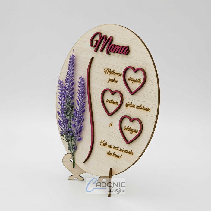 Decorațiune cu inimioare cadou pentru mama [3]
