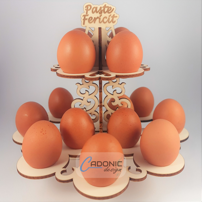 Suport etajat pentru ouale de Paste - model sfesnic [2]