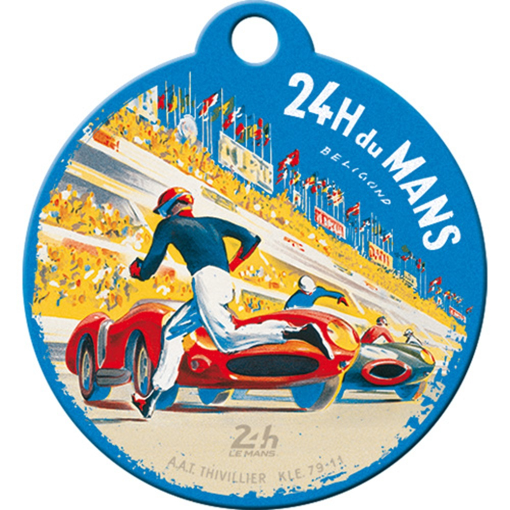 Breloc 24h Le Mans - Racing Poster Blue [2]