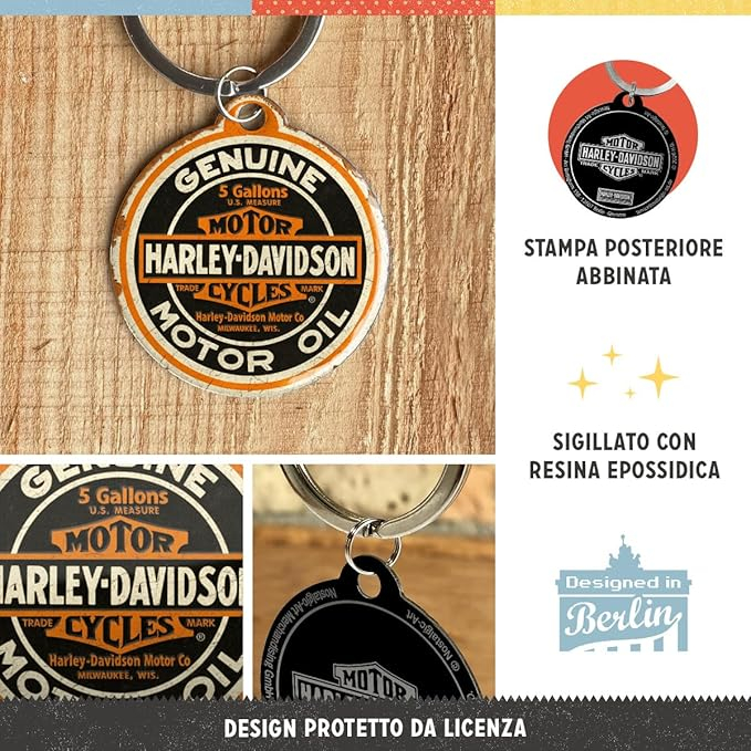 Breloc Harley-Davidson - Genuine Motor Oil [8]