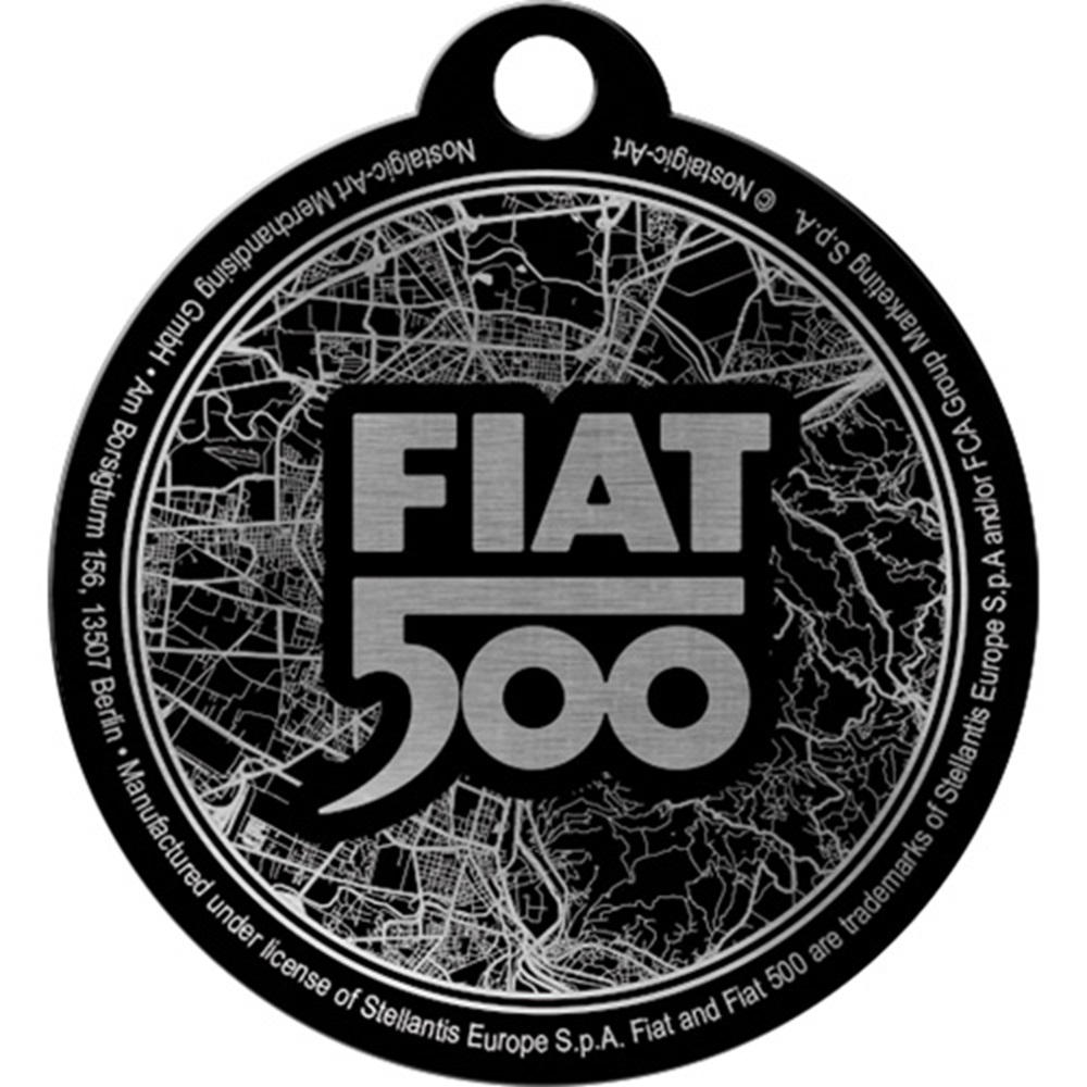 Breloc metalic Fiat 500 Turin [3]