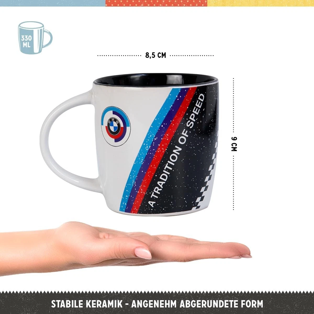 Cana ceramica 330 ml BMW Motorsport Tradition Of Speed [7]