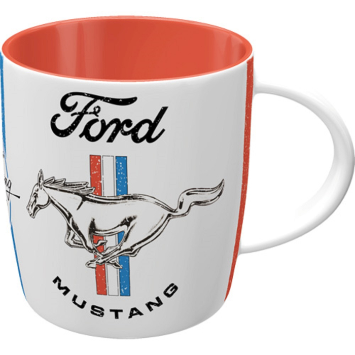 Cana Ford Mustang - Horse & Stripes Logo - Sigla cu cal si dungi [7]