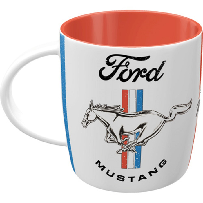 Cana Ford Mustang - Horse & Stripes Logo - Sigla cu cal si dungi [4]