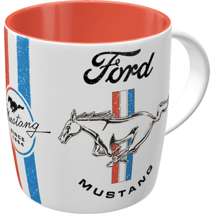 Cana Ford Mustang - Horse & Stripes Logo - Sigla cu cal si dungi [8]