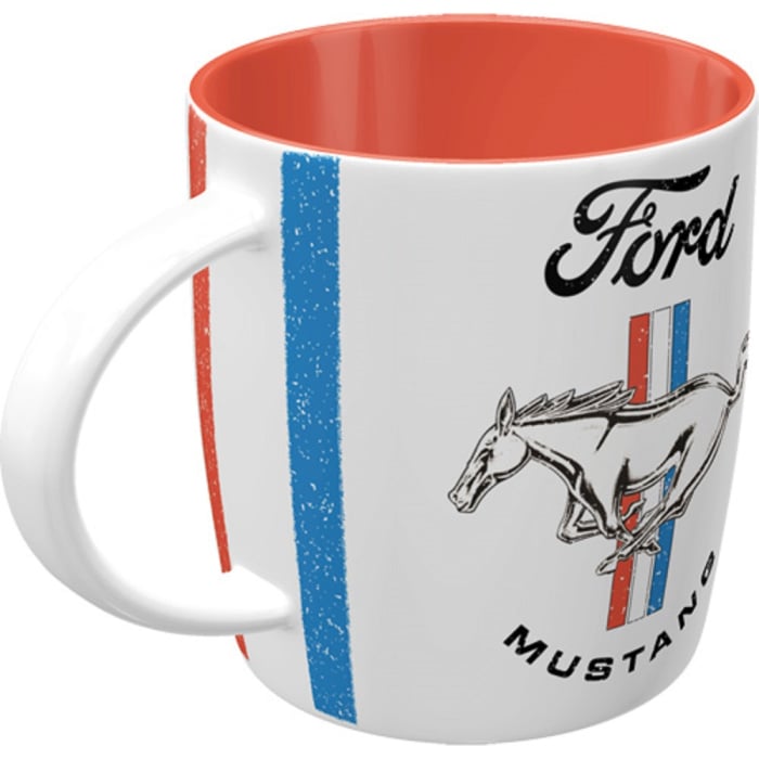 Cana Ford Mustang - Horse & Stripes Logo - Sigla cu cal si dungi [6]