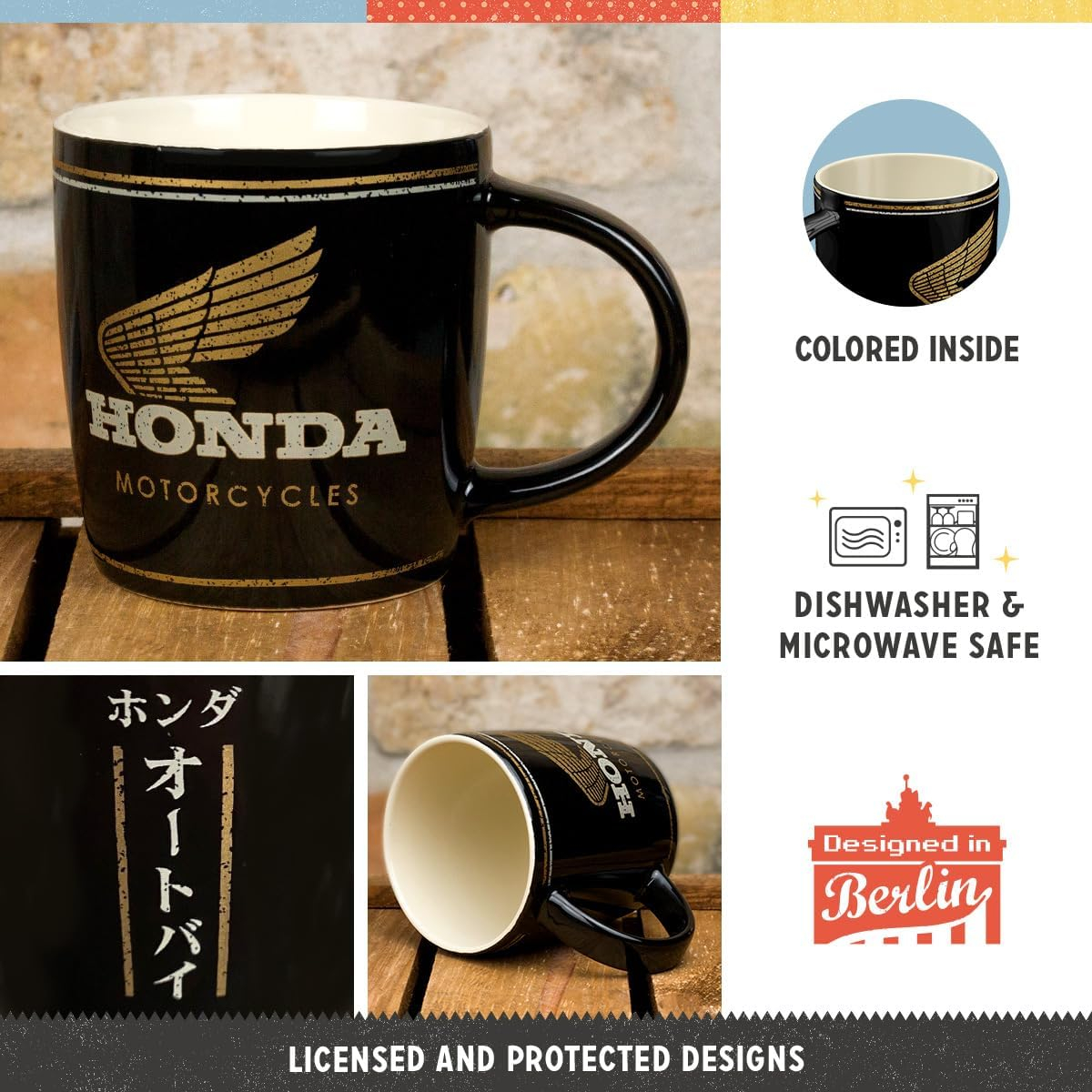 Cana Honda MC - Motorcycles Gold - Sigla Honda Moto Aurie [6]