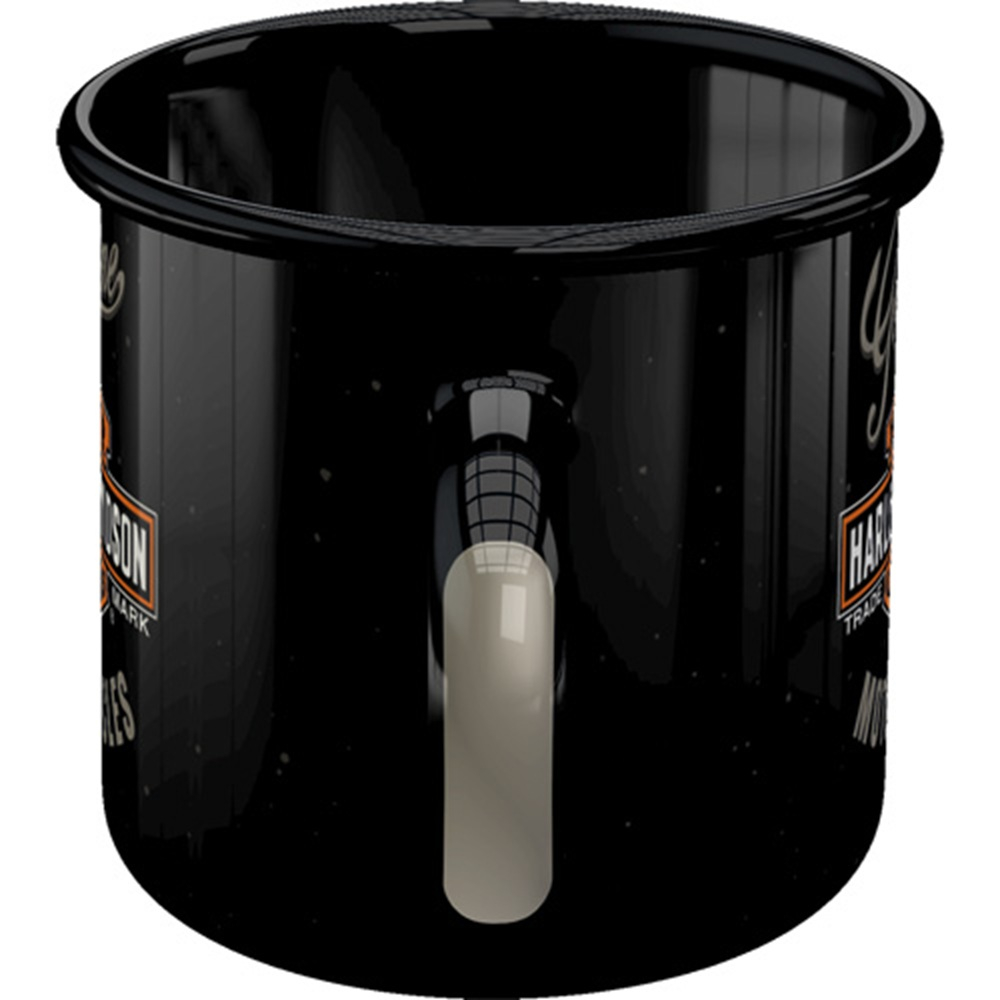 Cana Originala Harley-Davidson - Genuine Motorcycles, metalica emailata, 360 ml [3]