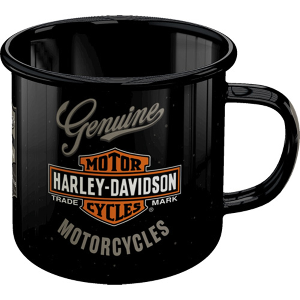 Cana Originala Harley-Davidson - Genuine Motorcycles, metalica emailata, 360 ml [7]